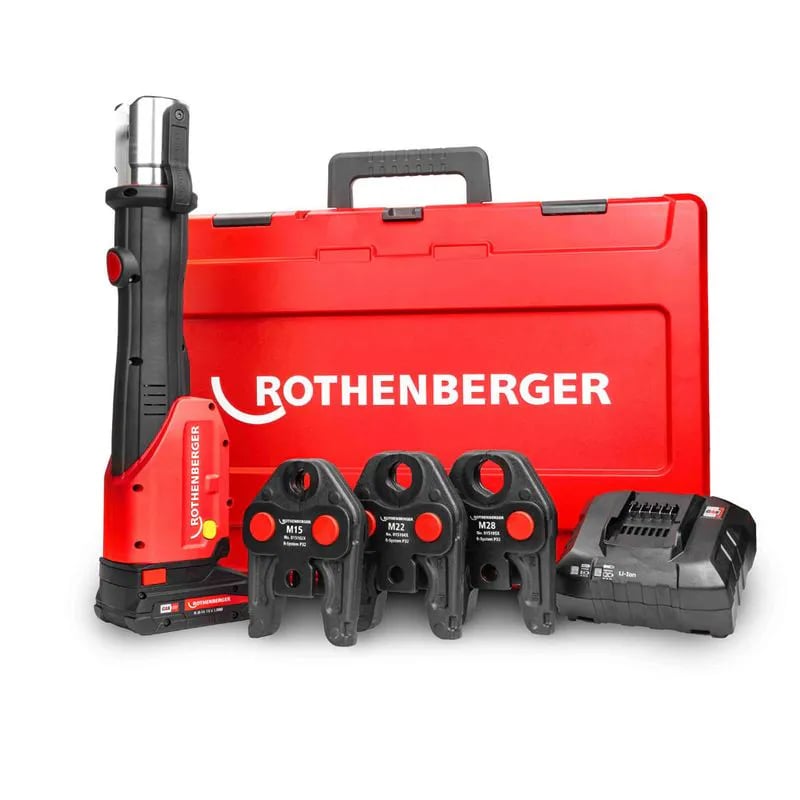 Rothenberger Romax 4000 Press Tool with M15-22-28mm Jaws