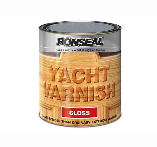 Ronseal Exterior Yacht Varnish - Satin 250ml - RSLYVS250 - Ronseal - Trade Counter Direct