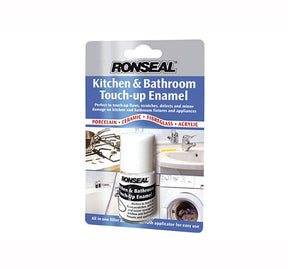 Ronseal Kitchen + Bathroom Touch Up Enamel 10ml - 10ml - RSLKBTUE - Ronseal - Trade Counter Direct