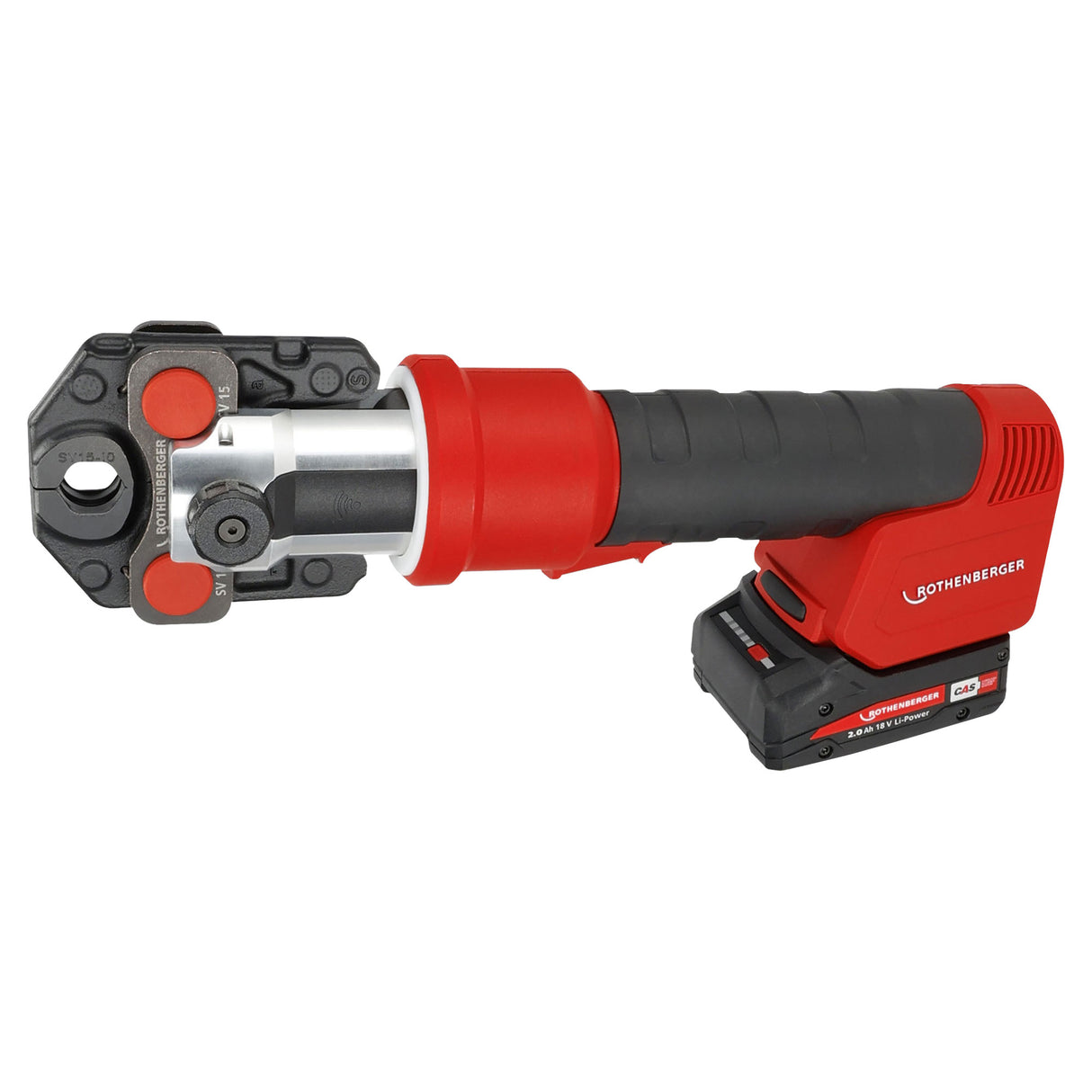 Rothenberger ROMAX NANO Hybrid Press Machine Kit + M15-28mm iJaws (32kN)