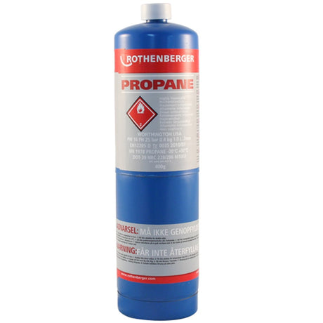 Rothenberger 35535 Propane Gas Cylinder 12 Pack - Propane - 35535PAK12 - Rothenberger - Trade Counter Direct