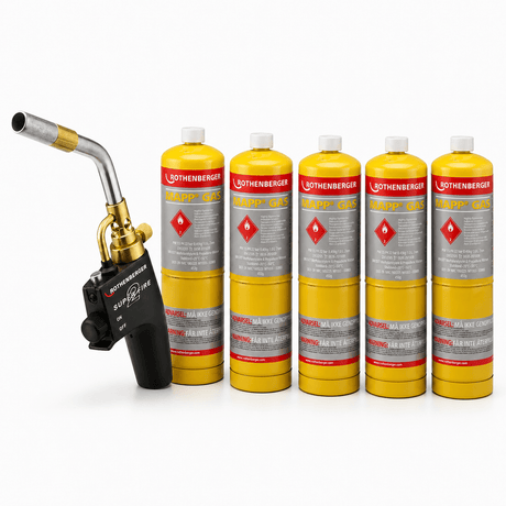 Rothenberger 35644X Superfire 2 Blow Torch with Mapp Gas or Propane Gas - 35644X-M5 - Rothenberger - Trade Counter Direct