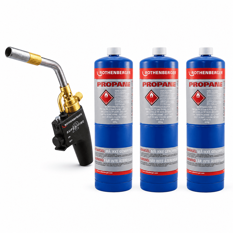 Rothenberger 35644X Superfire 2 Blow Torch with Mapp Gas or Propane Gas - 35644X-P3 - Rothenberger - Trade Counter Direct