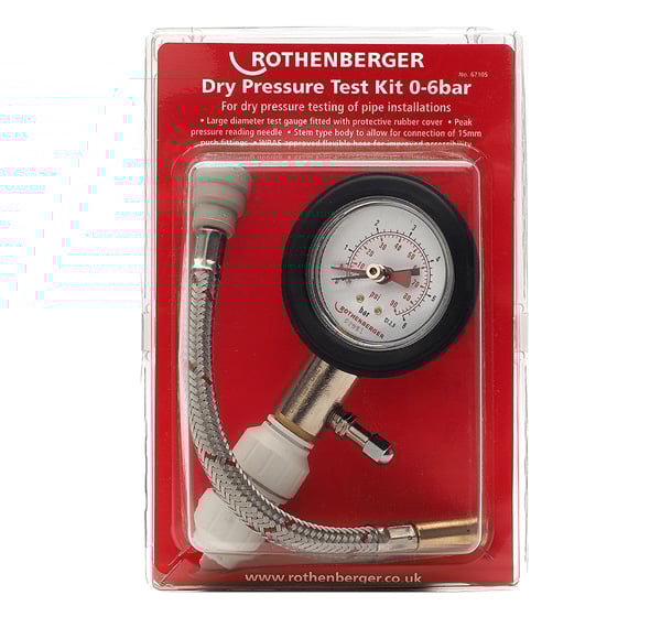 Rothenberger Dry Pressure Testing Kit - 67105 - Type