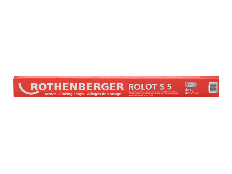 Rothenberger Lead-Free Hard Solder Rods – 1kg - ROTH-40502 - Rothenberger - Trade Counter Direct