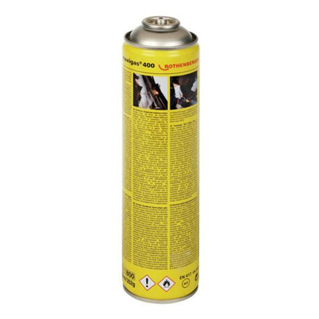 Rothenberger Maxigas 400 Gas cylinder - acetylene / LPG mix - Singles Pack - Maxigas Refill - 35570 - 035570-A - Rothenberger - Trade Counter Direct