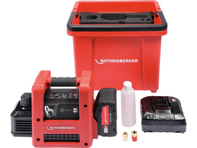 Rothenberger ROAIRVAC R32 Cordless Two Stage Vacuum Pump - ROTH-1000003230 - Rothenberger - Trade Counter Direct