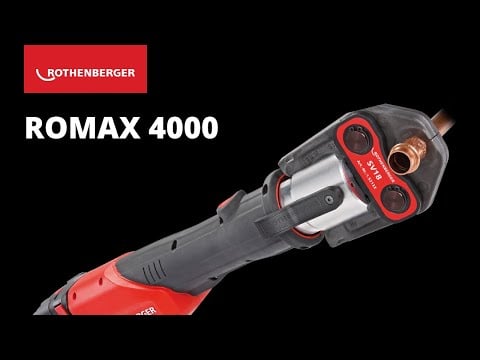 Rothenberger Romax 4000 Press Tool with M15 - 22 - 28mm Jaws - ROMAX4000-BUN1 - Rothenberger - Trade Counter Direct