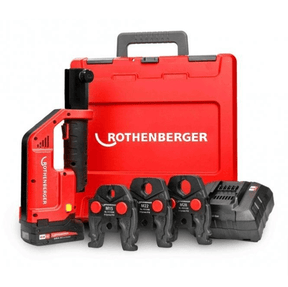 Rothenberger Romax Compact III Press Jaw Set with Jaws, Battery, Charger and Case - 1000004333 - Rothenberger - Trade Counter Direct