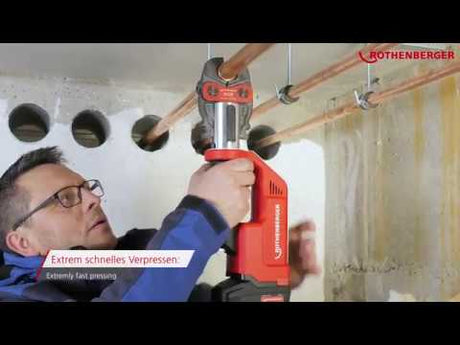 Rothenberger Romax Compact TT (Twin Turbo) - 15, 22 & 28mm Jaws M Profile - 100002124 - Romax TT With Jaws - 1000002124 - Rothenberger - Trade Counter Direct