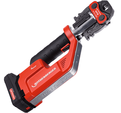 Rothenberger Romax Compact TT (Twin Turbo) - 15, 22 & 28mm Jaws M Profile - 100002124 - Romax TT With Jaws - 1000002124 - Rothenberger - Trade Counter Direct