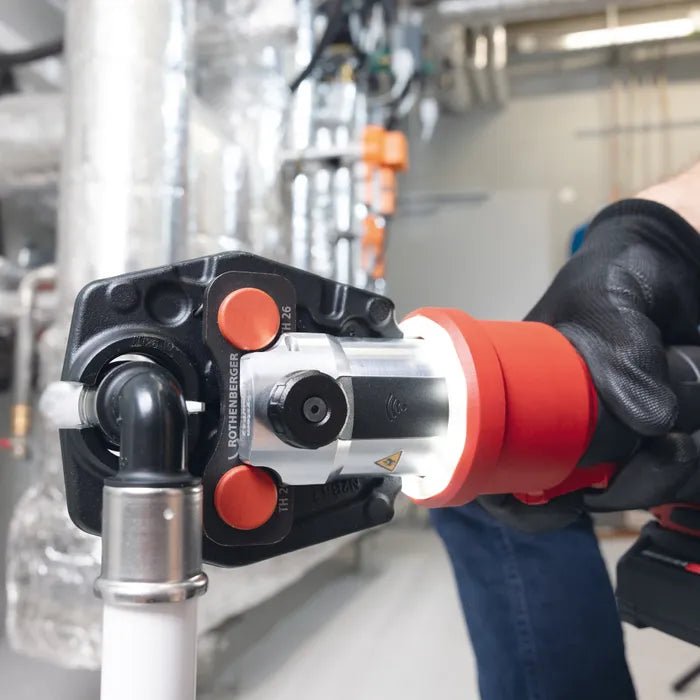 Rothenberger ROMAX NANO Hybrid Press Machine Kit + M15 - 28mm iJaws (32kN) - 1000005045 - Rothenberger - Trade Counter Direct