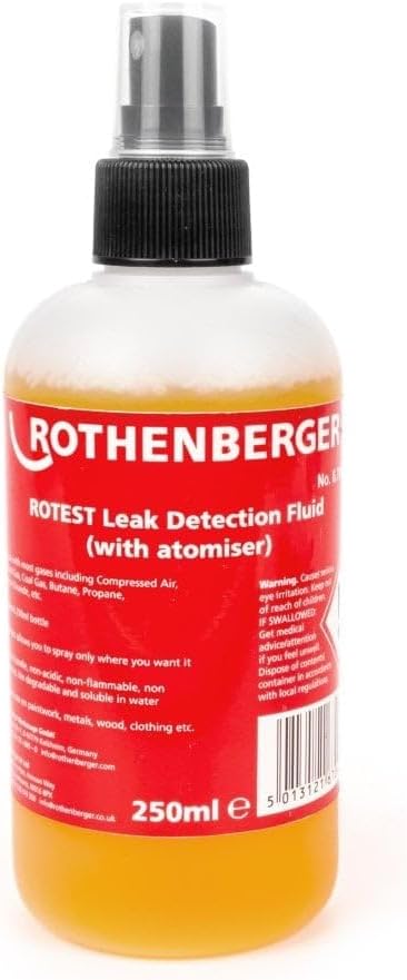 Rothenberger Rotest Leak Detection Fluid 250ml (Atomiser) - 67048 - Rothenberger - Trade Counter Direct