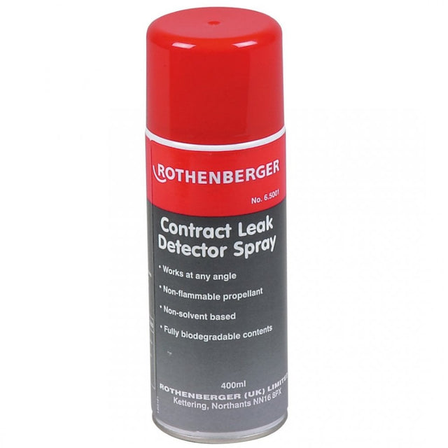 Rothenberger Rotest Leak Detector Spray (400ml) - 400ml aerosol - 65000 - Rothenberger - Trade Counter Direct