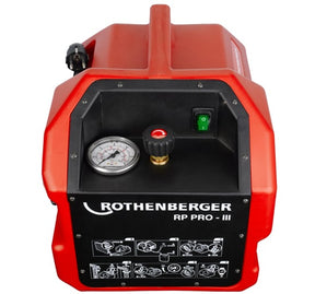 Rothenberger RP Pro III Electric Pressure Test Pump - 61181 - Rothenberger - Trade Counter Direct