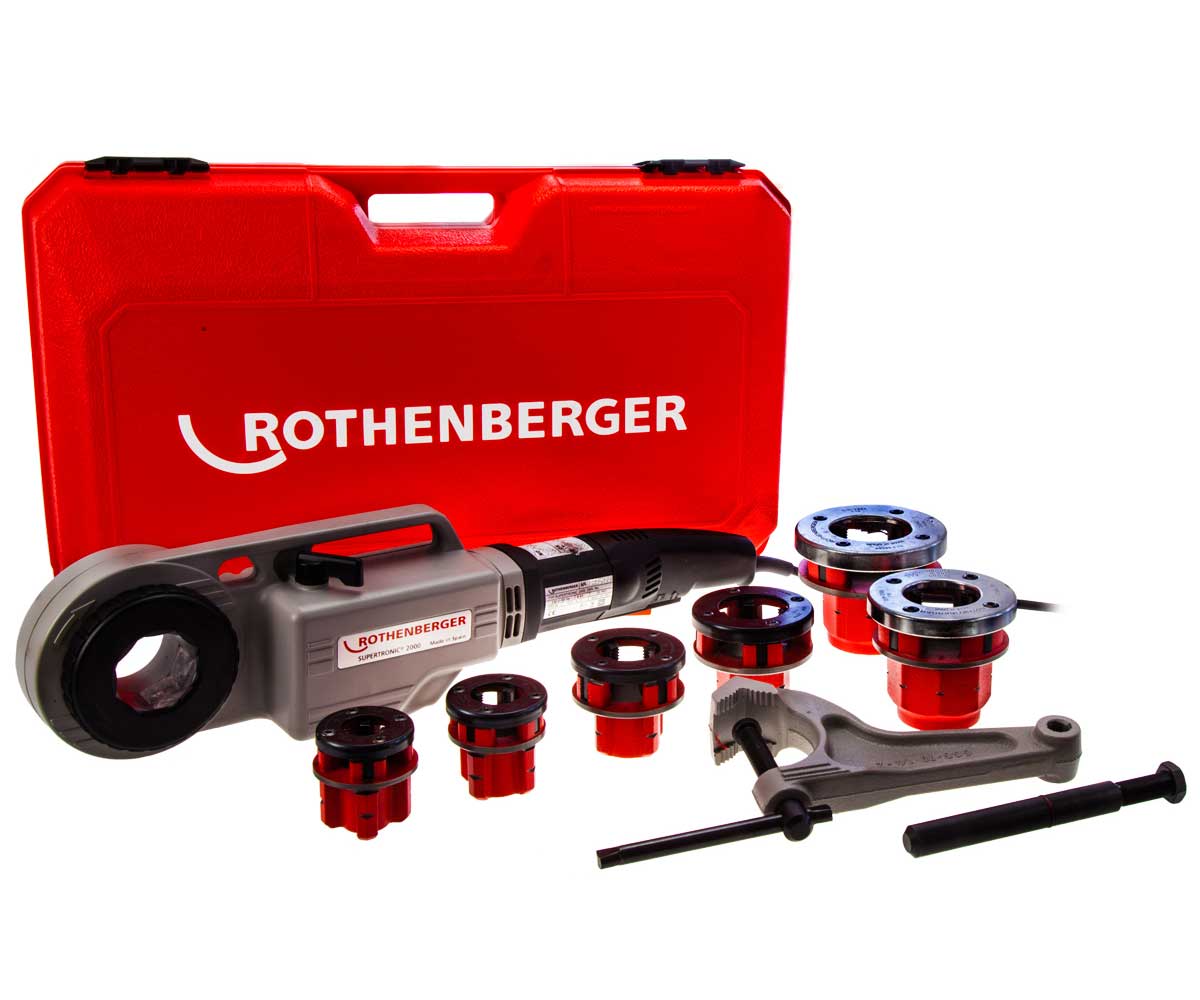 Rothenberger Supertronic 2000 Portable Threader - 71258 - Rothenberger - Trade Counter Direct