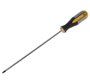 Roughneck Pozidriv Screwdriver PZ2 250mm Long Reach - ROU22165 - Roughneck - Trade Counter Direct