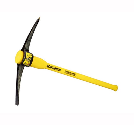 Tuin Pick Cutter Mattock, 36 Heavy Duty Pick Bijl met Gesmede Warmtebehandelde Stalen Bladen Schoffel voor wieden, Wrikken en hakken, Graven Tool met Glasvezel Handvat (5 lbs-met 36 Glasvezel