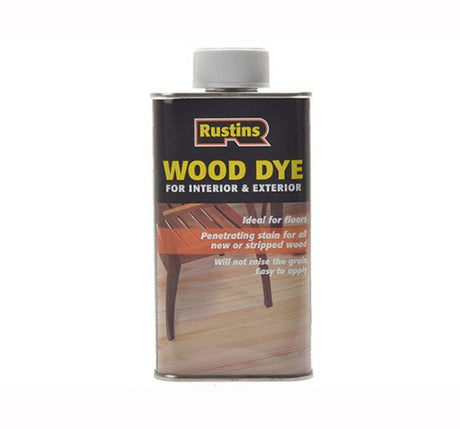 Rustins Wood Dyes - Brown Mahogany 250ml - RUSWDBM250 - Rustins - Trade Counter Direct