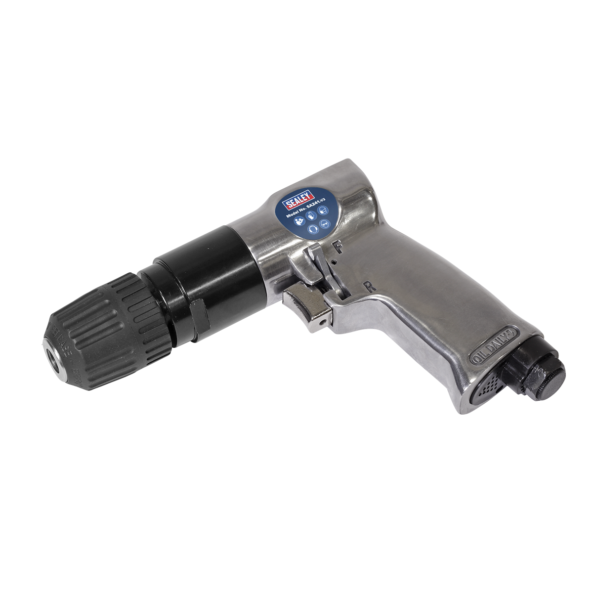 Sealey SA241 Air Drill Ø10mm Reversible with Keyless Chuck