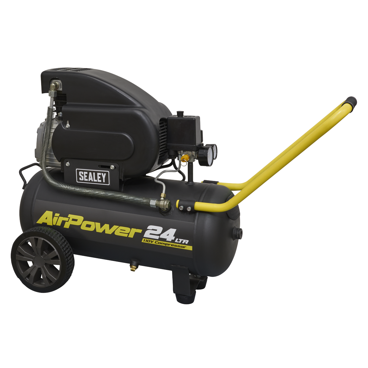 Sealey SAC2420E110V Air Compressor 24L Direct Drive 2hp 110V
