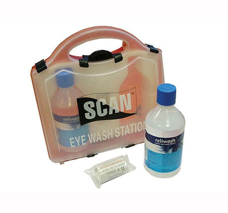 Scan Eye Wash Station - Medical First Aid Kit - SCAFAKEYE - Scan - Trade Counter Direct