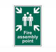 Scan Fire Assembly Point - PVC 200 x 300mm - Single Unit - SCA1541 - Scan - Trade Counter Direct