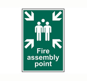 Scan Fire Assembly Point - PVC 200 x 300mm - Single Unit - SCA1541 - Scan - Trade Counter Direct