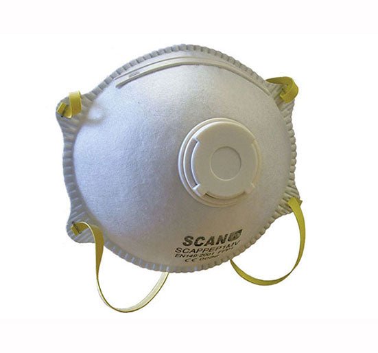 Scan Moulded Disposable Masks Valved FFP1 Protection - SCAPPEP1MV - Scan - Trade Counter Direct