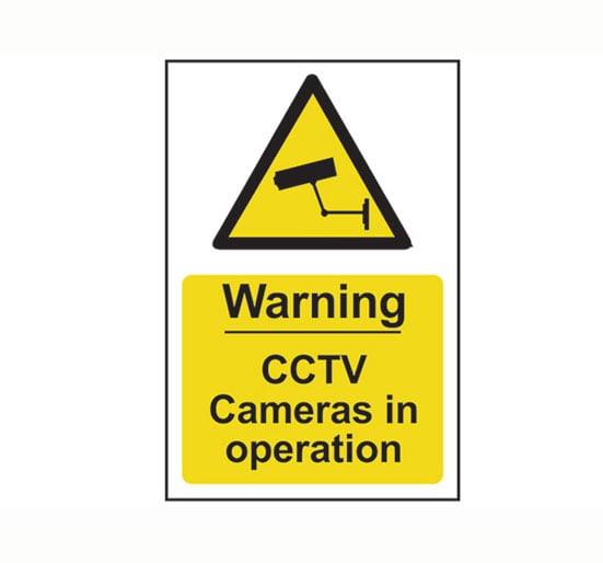 Scan Warning CCTV Cameras In Operation - PVC 200 x 300mm - Single Unit