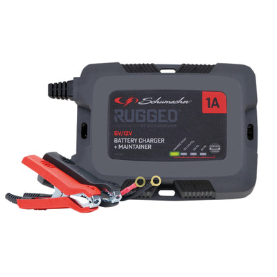 Schumacher® Rugged SPX457, 1A 6/12V Battery Charger and Maintainer - DR-12881 - Schumacher - Trade Counter Direct