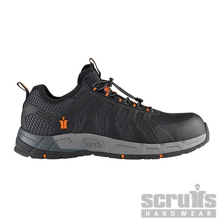 Scruffs Argon Safety Trainers Black - T54976 - Scruffs - Trade Counter Direct