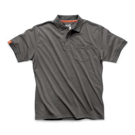 Scruffs Eco Worker Polo Graphite - L - T55418 - TST55418 - Scruffs - Trade Counter Direct