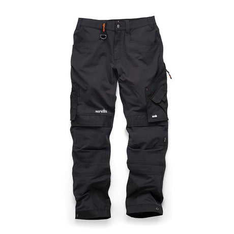 Scruffs Pro Flex Plus Trousers Black - 32R - T55370 - TST55370 - Scruffs - Trade Counter Direct