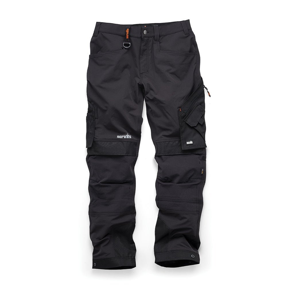 Scruffs Pro Flex Plus Trousers Black - 36R - T55373 - TST55373 - Scruffs - Trade Counter Direct