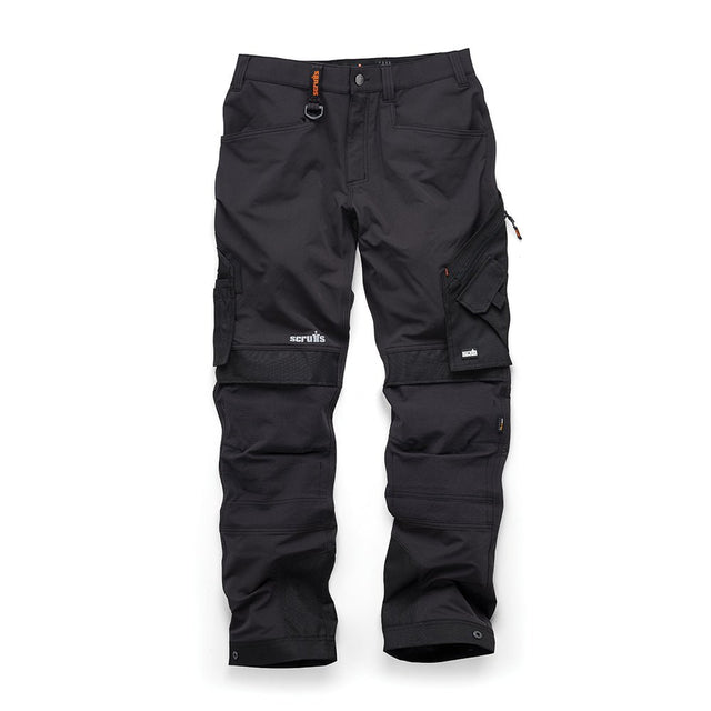 Scruffs Pro Flex Plus Trousers Black - 36R - T55373 - TST55373 - Scruffs - Trade Counter Direct