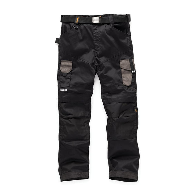 Scruffs Pro Flex Trousers Black - 32S - T55384 - TST55384 - Scruffs - Trade Counter Direct