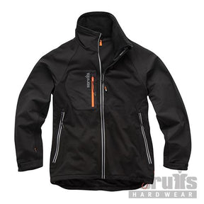 Scruffs Trade Flex Softshell Jacket Black - T55123 - Scruffs - Trade Counter Direct