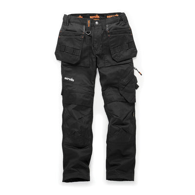 Scruffs Women's Trade Flex Holster Trousers Black - 6R - T55263 - TST55263 - Scruffs - Trade Counter Direct