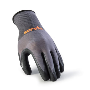 Scruffs Worker Gloves Grey 5pk - L / 9 - T55230 - TST55230 - Scruffs - Trade Counter Direct