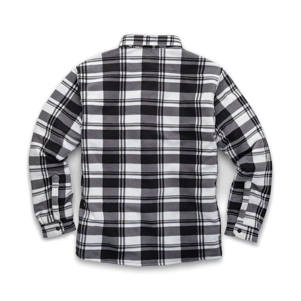 Scruffs Worker Padded Checked Shirt Black/White - T55355 - Scruffs - Trade Counter Direct