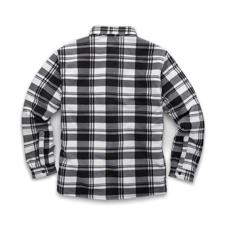 Scruffs Worker Padded Checked Shirt Black/White - T55355 - Scruffs - Trade Counter Direct