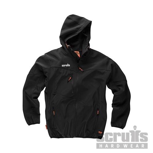 Scruffs Worker Softshell Jacket Black - T54852 - Scruffs - Trade Counter Direct