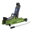 Sealey 1020LEHV Trolley Jack 2tonne Low Entry Short Chassis - Hi - Vis Green - 1020LEHV - Sealey Tools UK - Trade Counter Direct