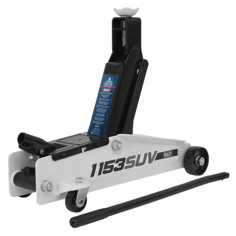 Sealey 1153SUV Long Chassis High Lift SUV Trolley Jack 3tonne - 1153SUV - Sealey Tools UK - Trade Counter Direct
