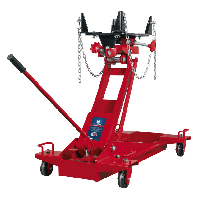 Sealey 1500E Transmission Jack 1.5tonne Floor - Transmission Jacks - Floor - SLY-5419 - Sealey Tools UK - Trade Counter Direct