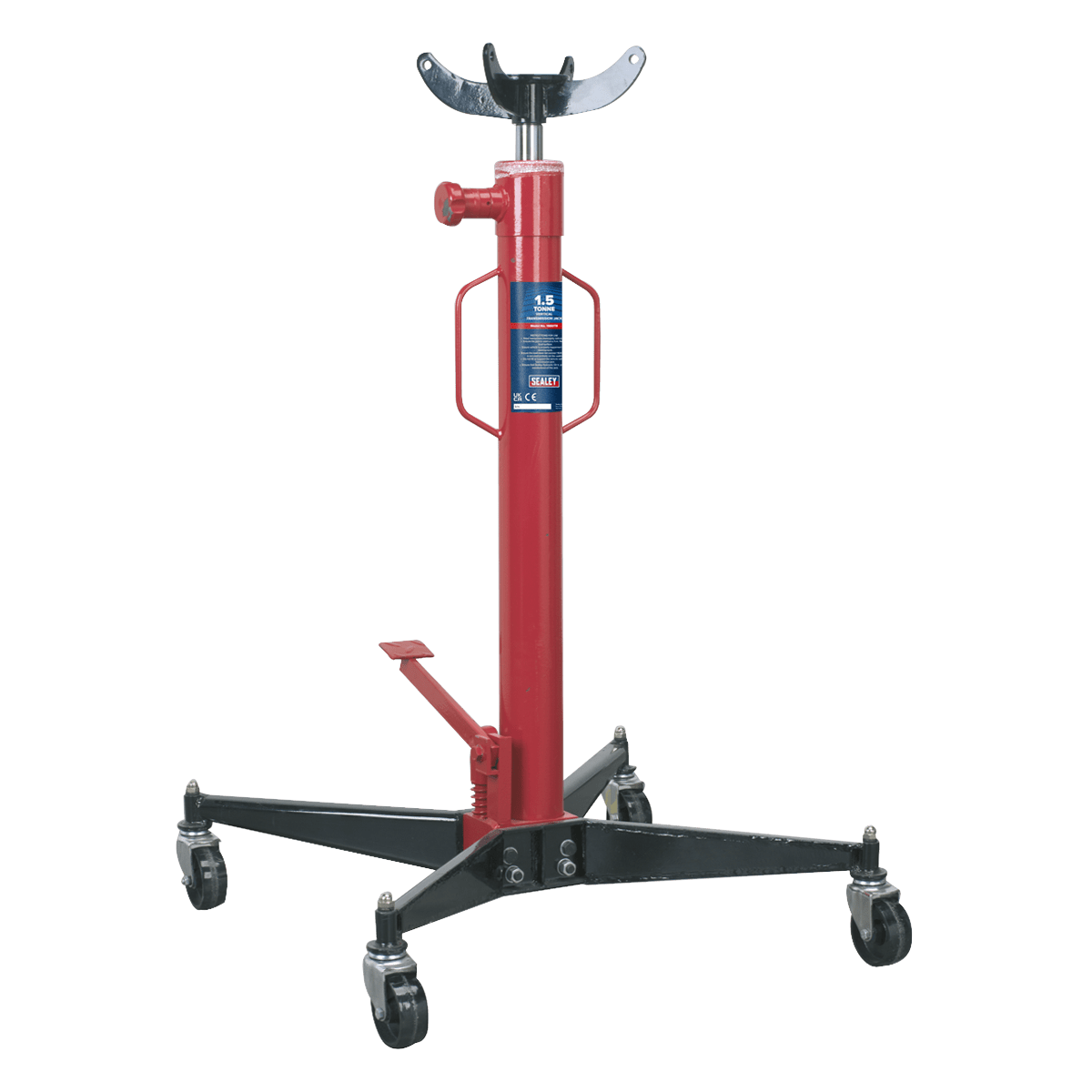 Sealey 1500TR Transmission Jack 1.5tonne Vertical - 1500TR - Sealey Tools UK - Trade Counter Direct