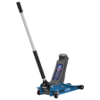 Sealey 2001LEBL Trolley Jack 2.25tonne Low Entry Rocket Lift Blue - 2001LEBL - Sealey Tools UK - Trade Counter Direct