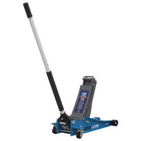 Sealey 2001LEBL Trolley Jack 2.25tonne Low Entry Rocket Lift Blue - 2001LEBL - Sealey Tools UK - Trade Counter Direct