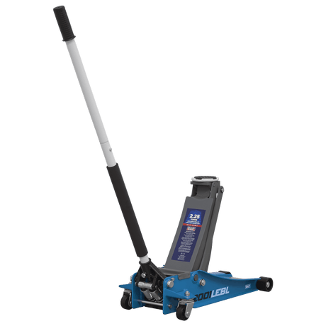 Sealey 2001LEBL Trolley Jack 2.25tonne Low Entry Rocket Lift Blue - 2001LEBL - Sealey Tools UK - Trade Counter Direct